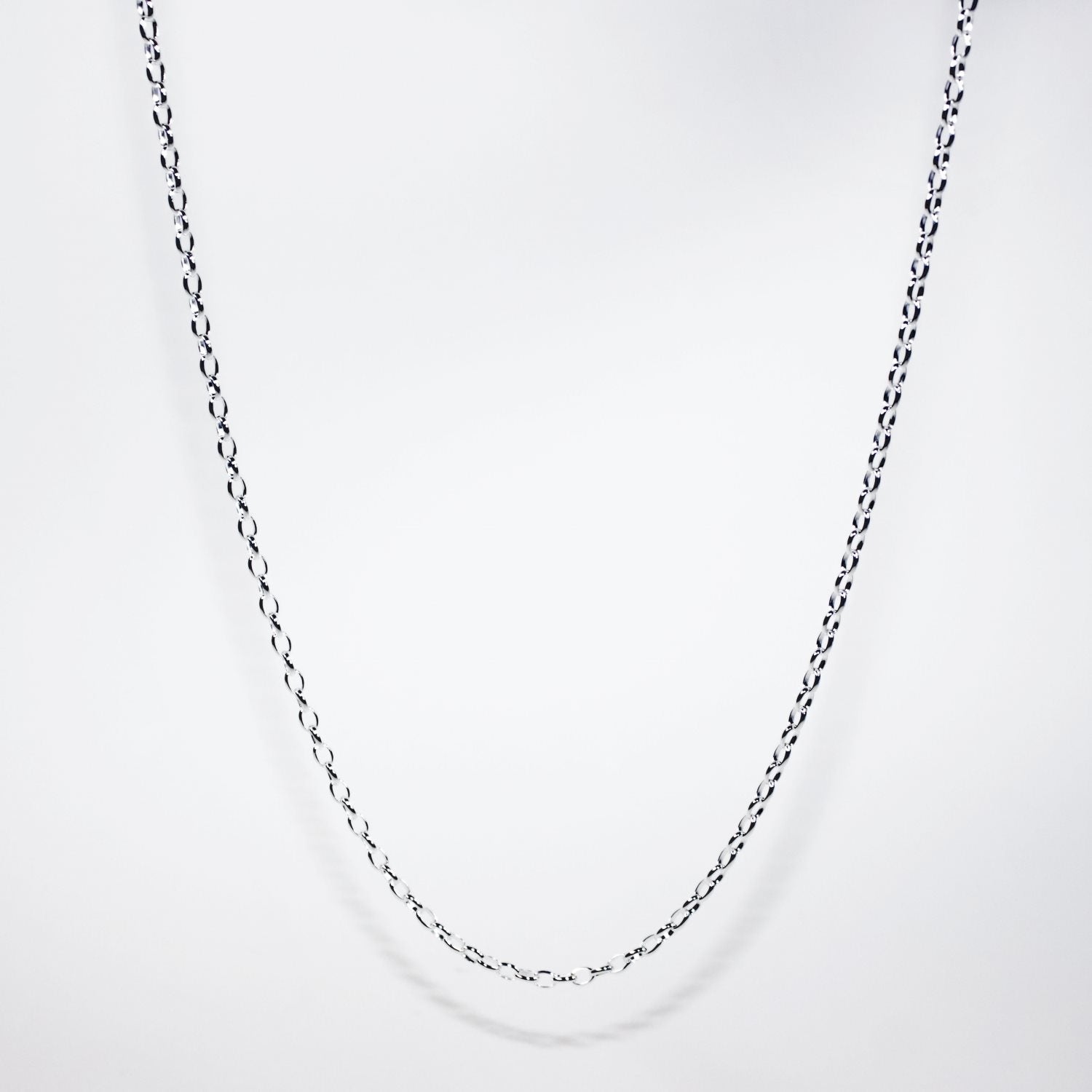 Sterling Silver Oval Belcher Chain