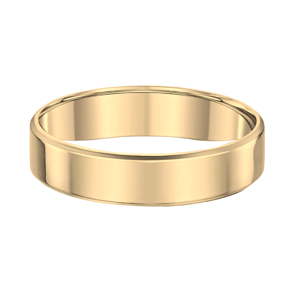 'James' Flat Bevel Wedding Band