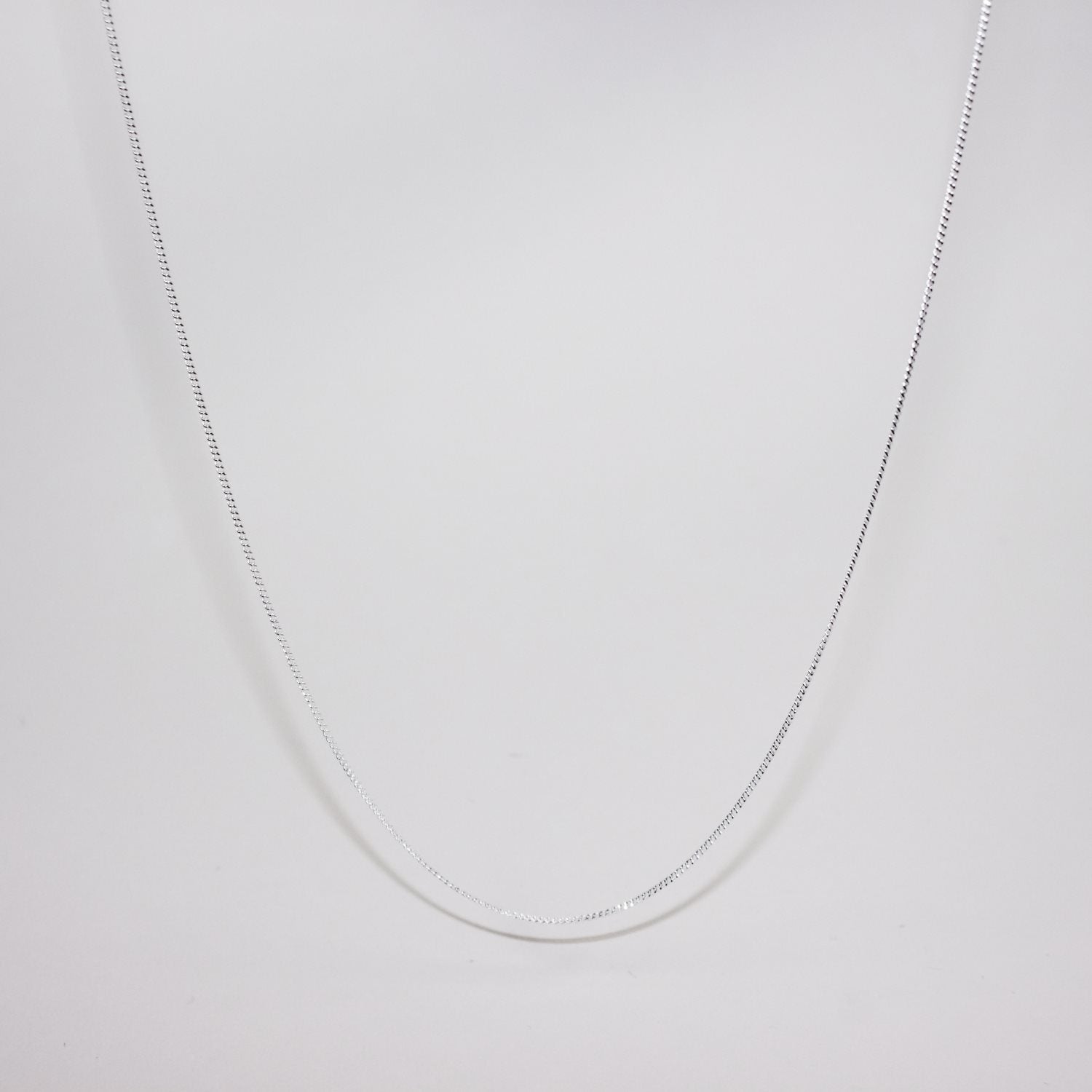 Sterling Silver Diamond Cut Curb Chain