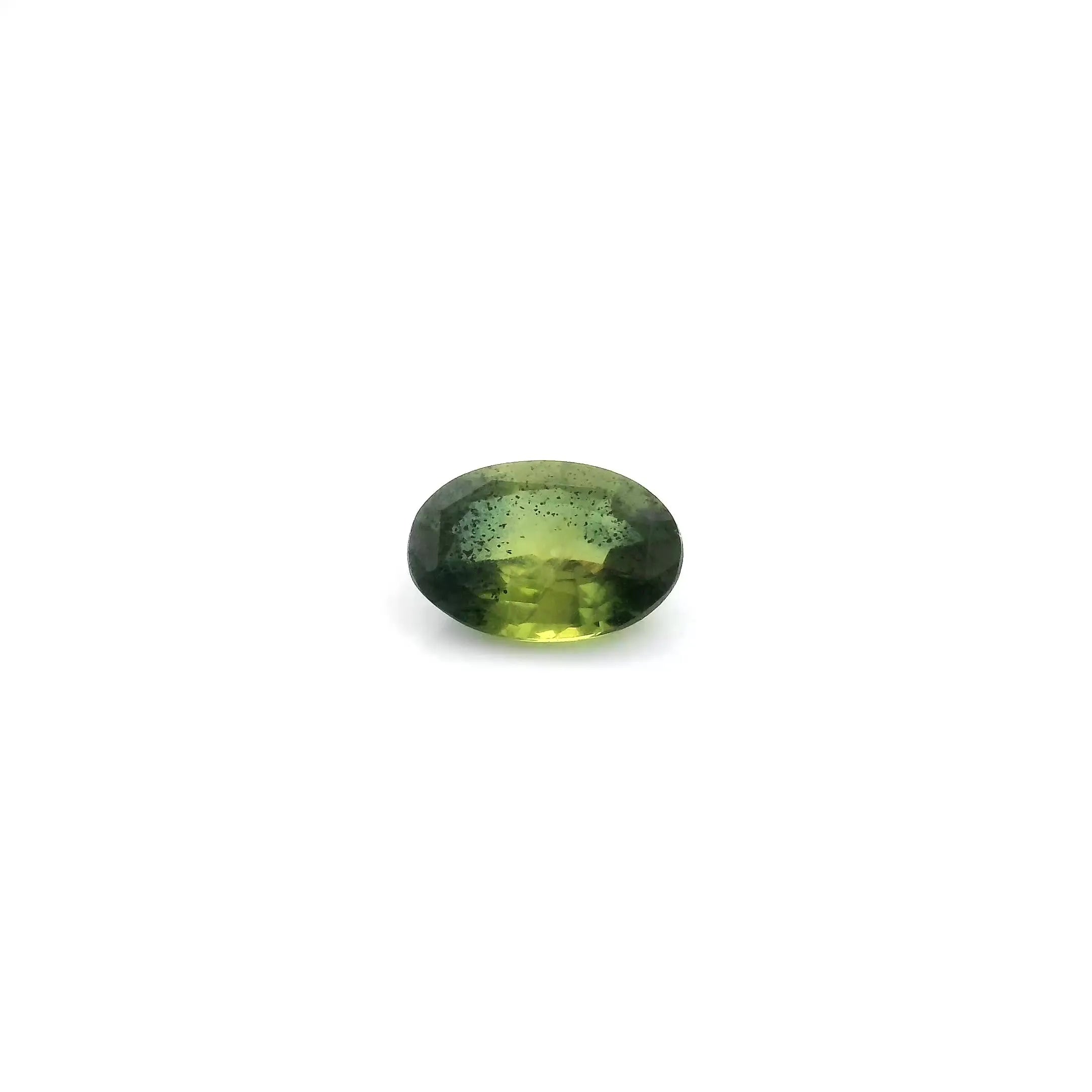 0.62ct Oval Natural Sapphire (Colour Green, Clarity Slightly Included, Cut Faceted)