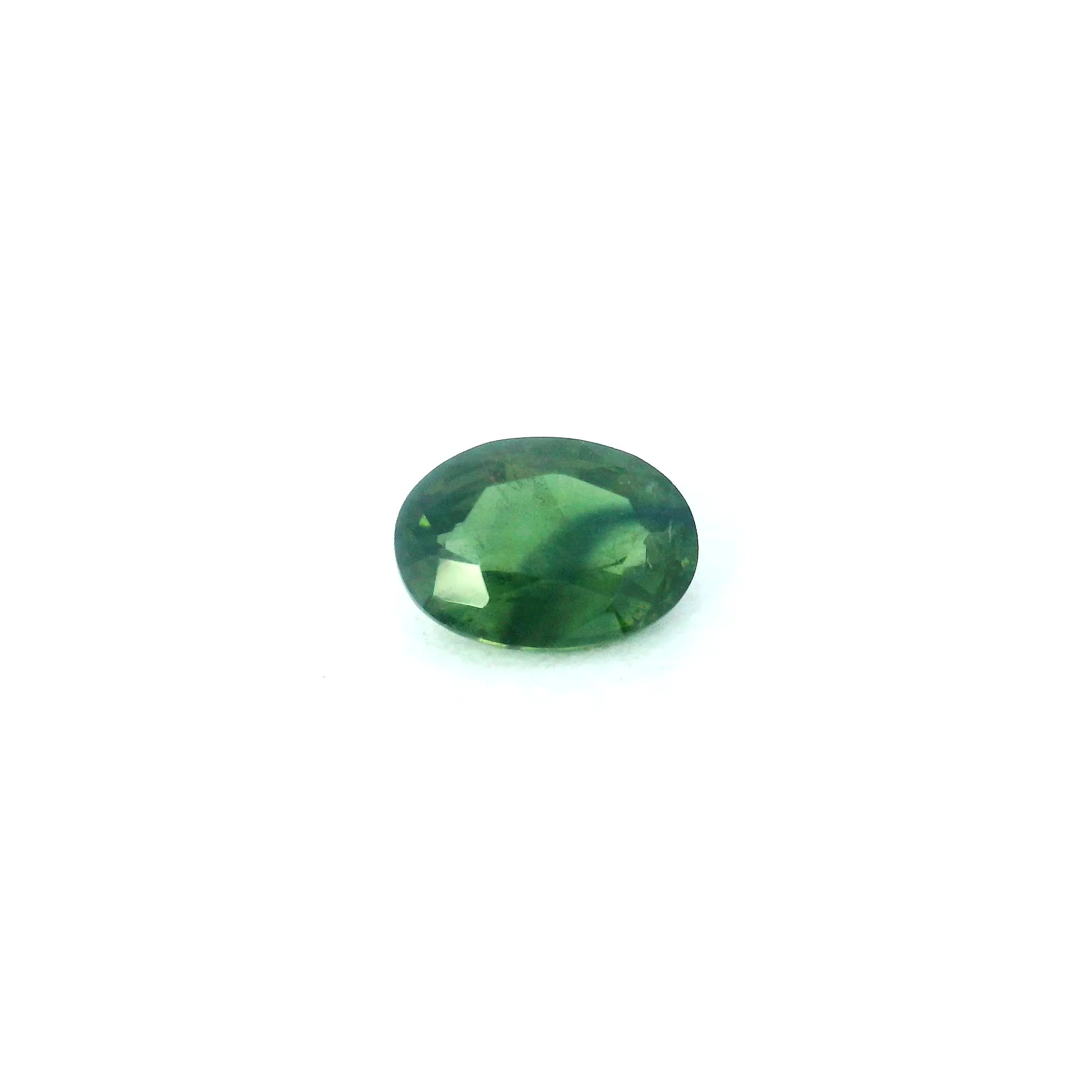 0.94ct Oval Natural Sapphire (Colour Green, Clarity Moderately Included, Cut Faceted)