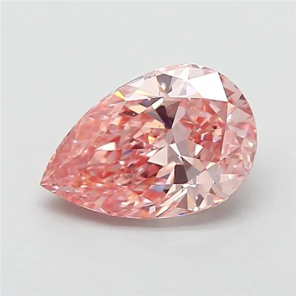 1.53ct Pear Lab Grown Diamond (Colour Fancy Intense Pink, Clarity VVS2, IGI Certified)