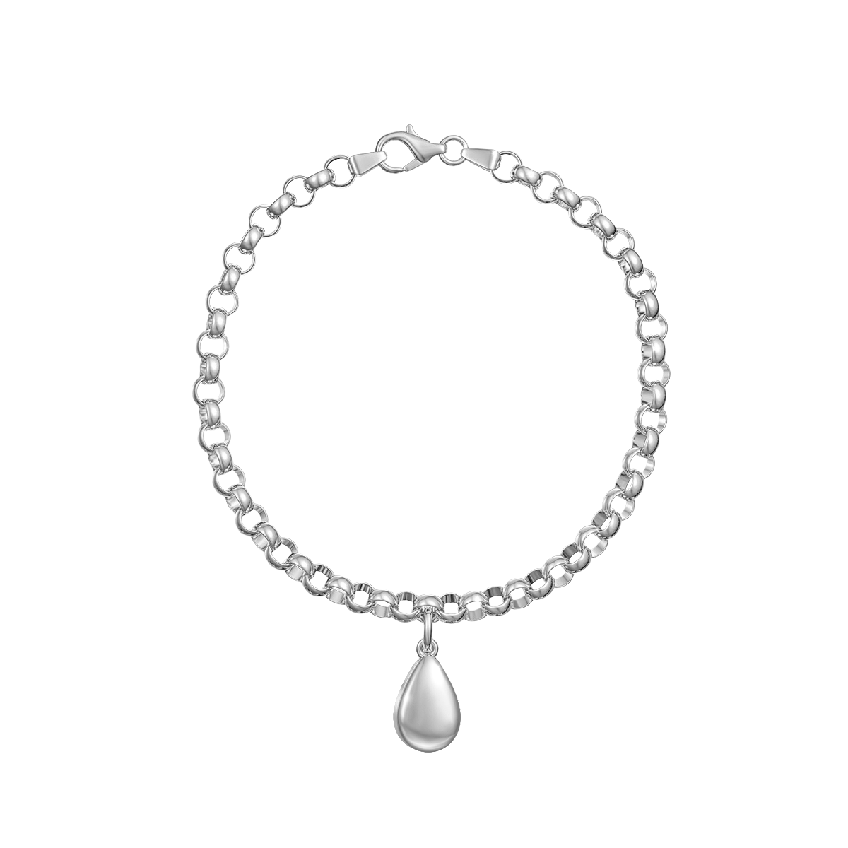 Love in a Jewel Plain Love Drop Charm