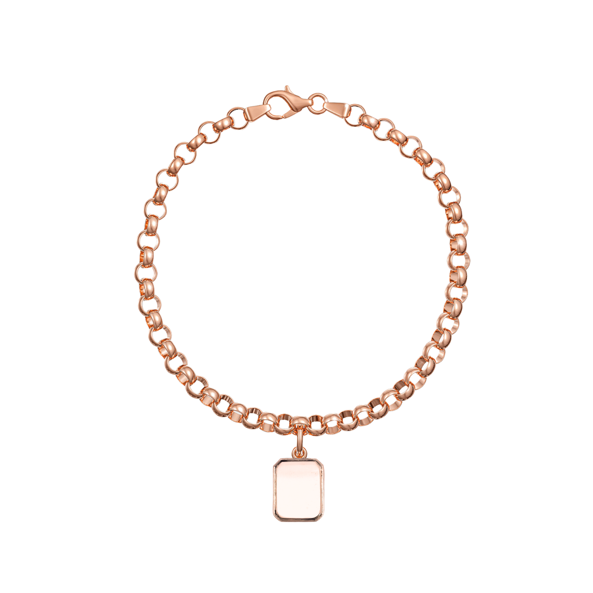 Love in a Jewel Plain Treasure Box Charm