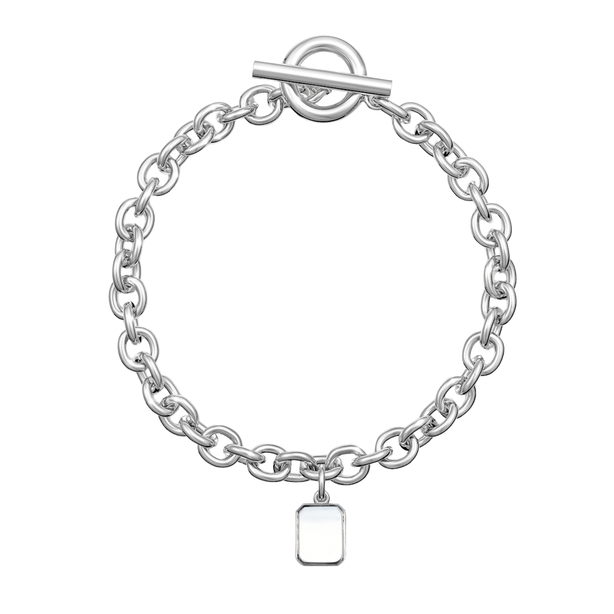 Love in a Jewel Plain Treasure Box Charm