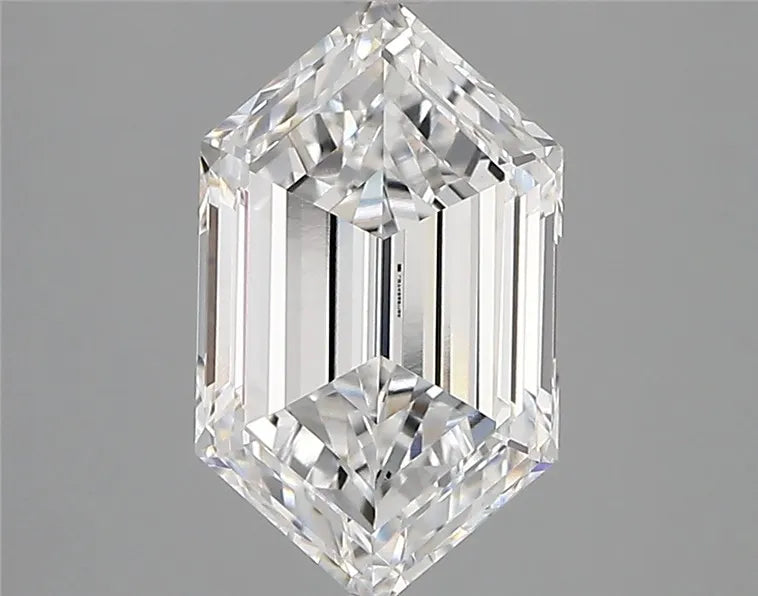 2.46ct Hexagonal Lab Grown Diamond (Colour D, Clarity VVS2, IGI Certified)
