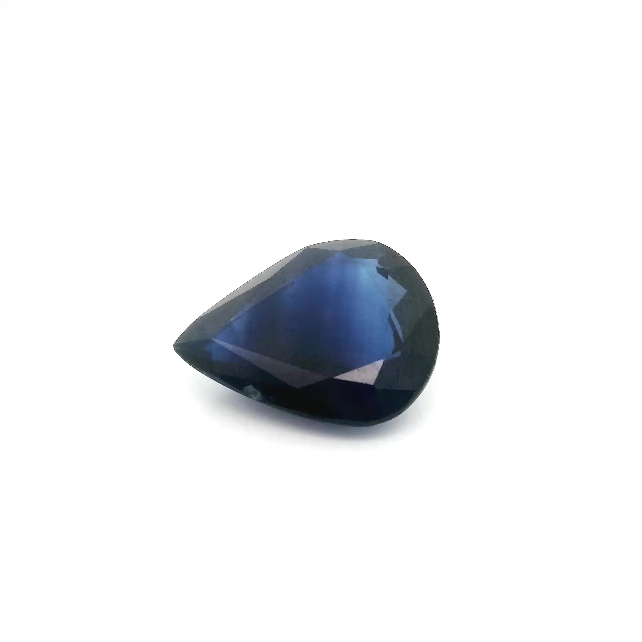 2.84ct Pear Natural Sapphire (Colour Blue, Clarity Moderately Included, Cut Faceted)