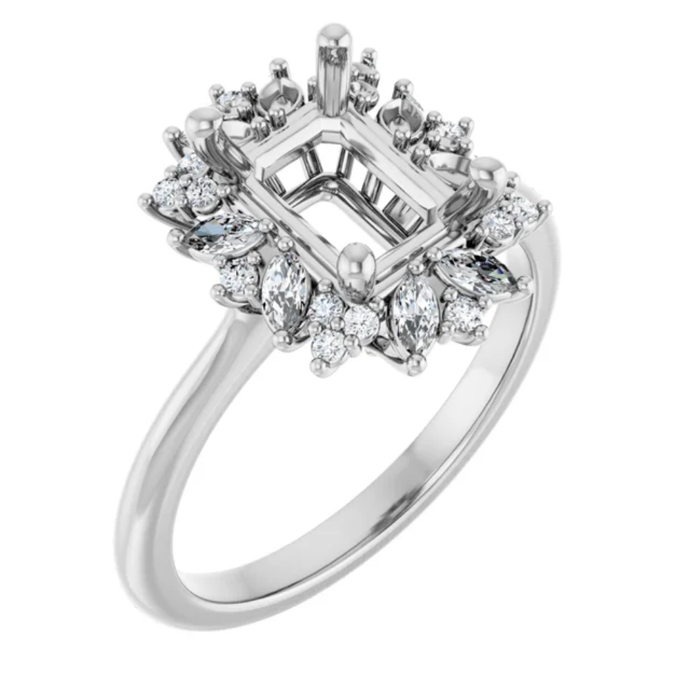'Aurelia' Emerald Ring