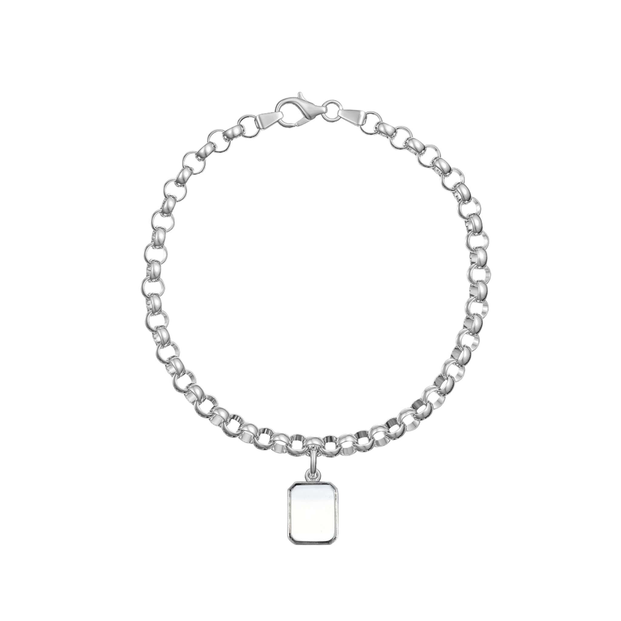 Love in a Jewel Plain Treasure Box Charm