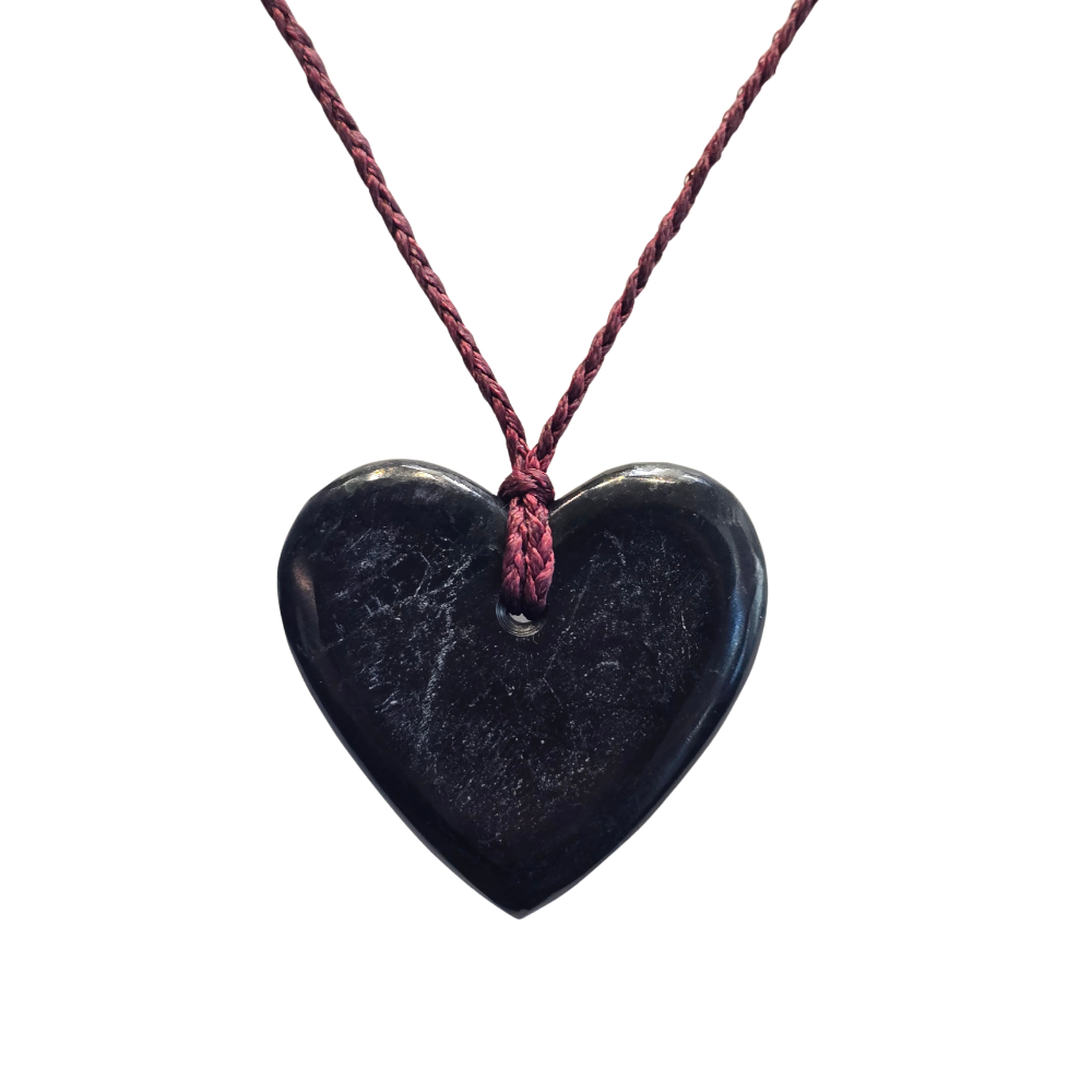 NZ Pounamu Heart Pendant