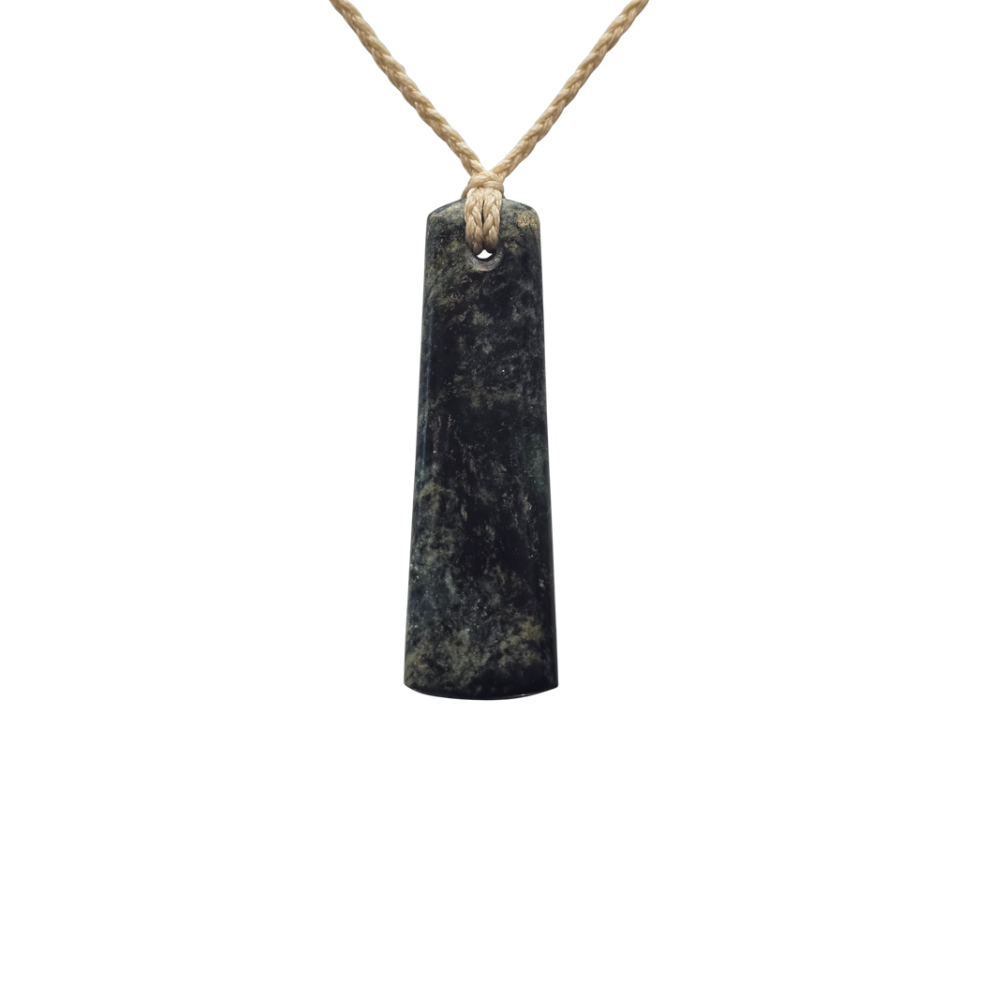 NZ Pounamu (Greenstone) Toki Pendant