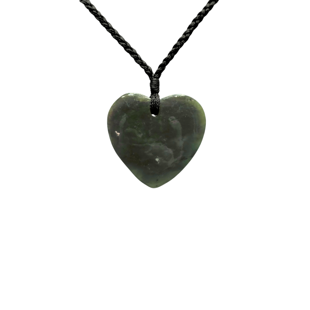 NZ Pounamu Heart Pendant