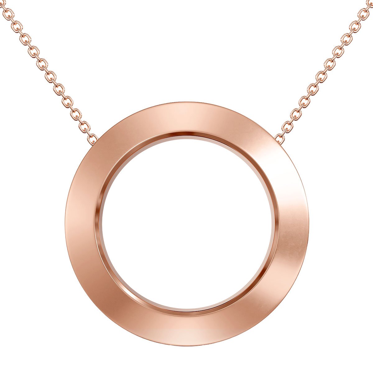 Love in a Jewel Plain Circle of Love Pendant