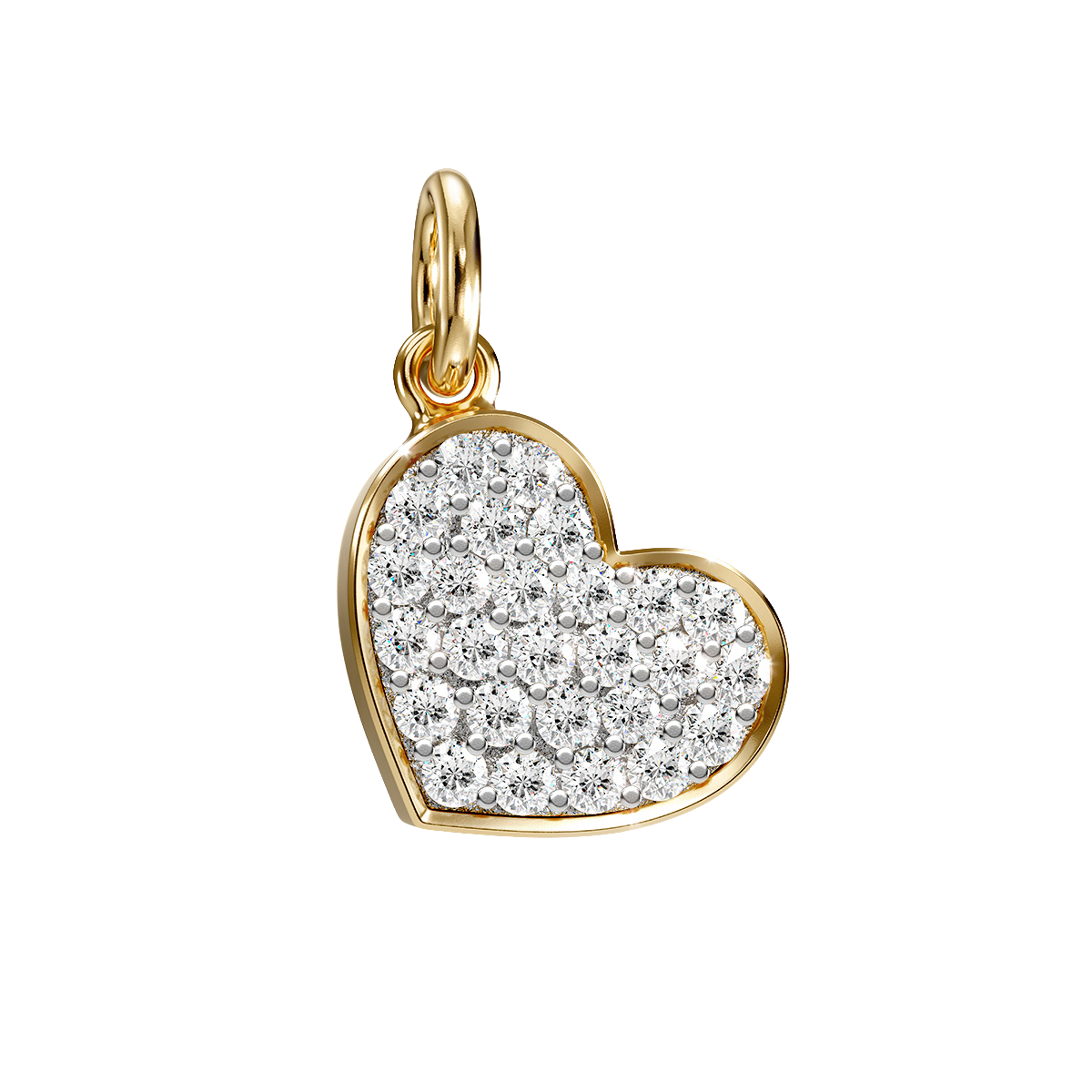 Love in a Jewel Full Heart Charm