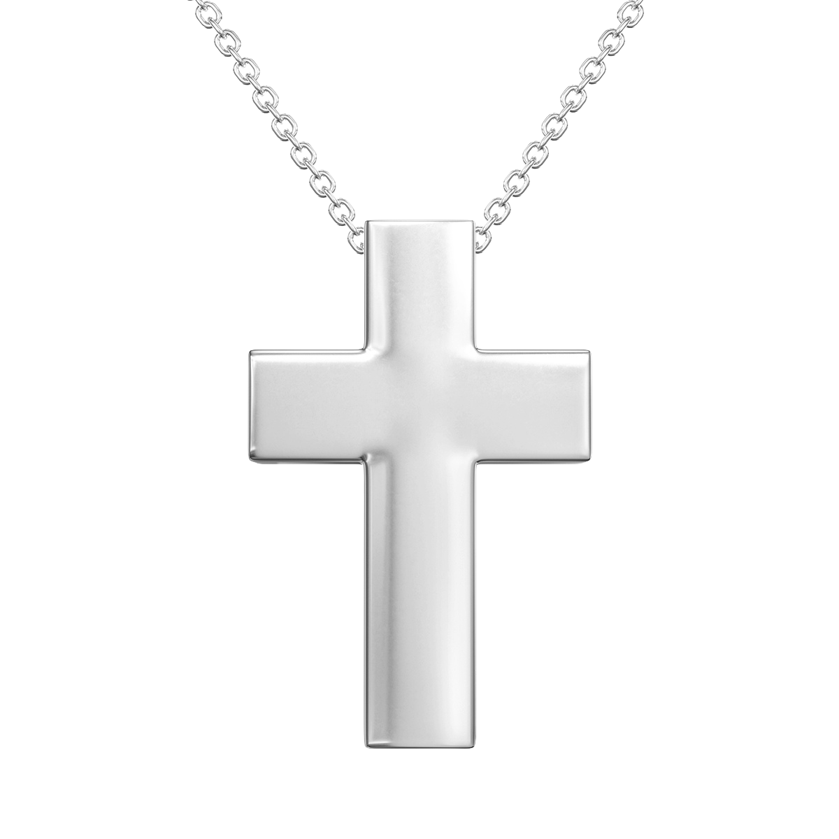 Love in a Jewel Plain Cross Pendant
