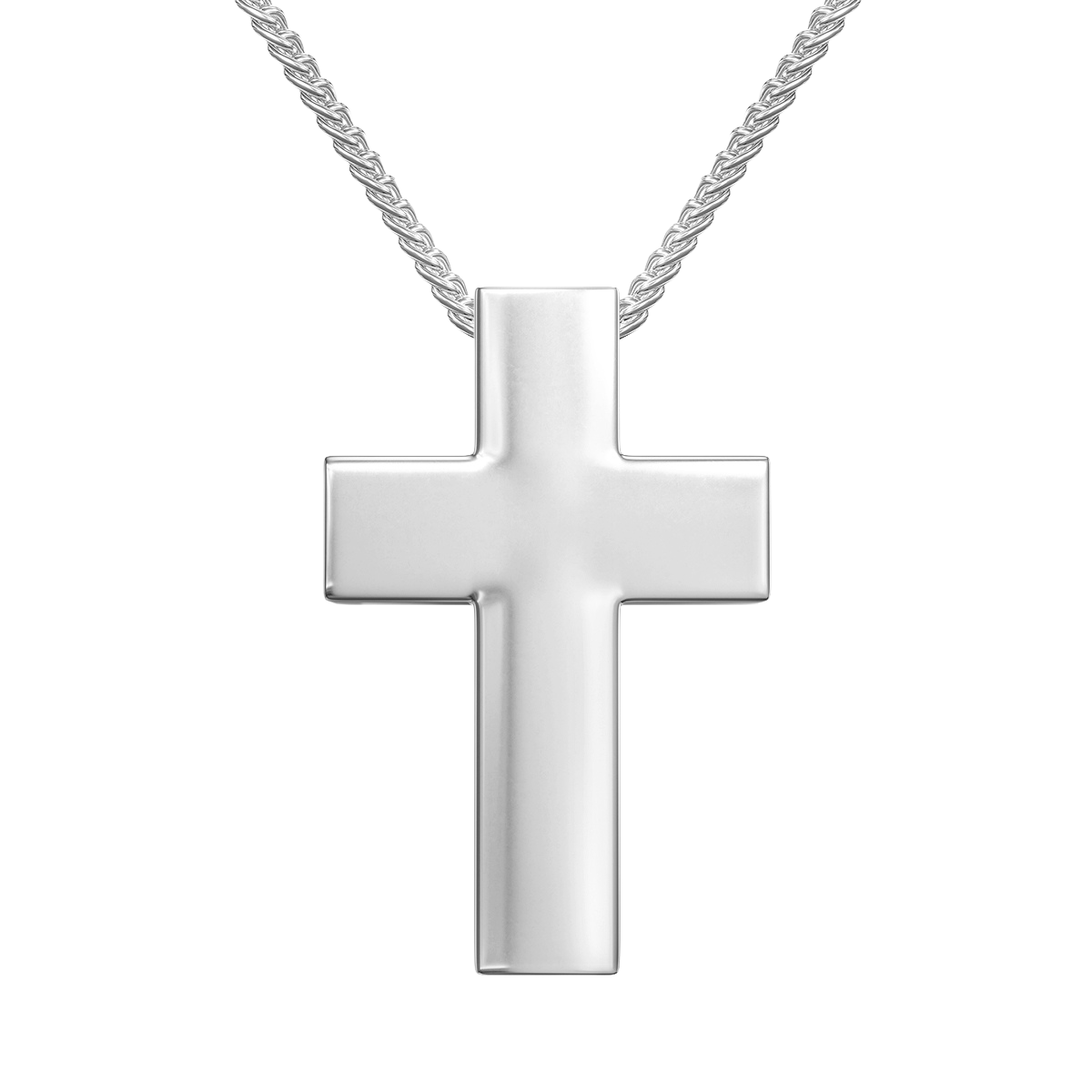 Love in a Jewel Plain Cross Pendant