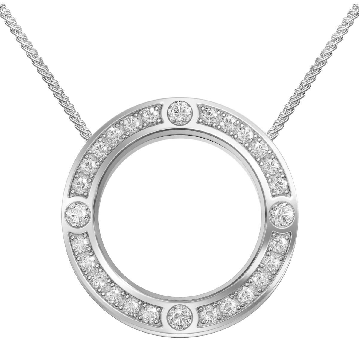 Love in a Jewel Full Circle of Love Pendant