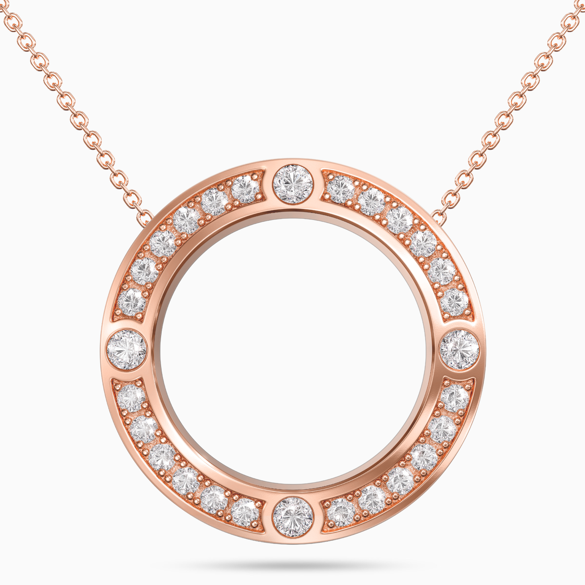 Love in a Jewel Full Circle of Love Pendant