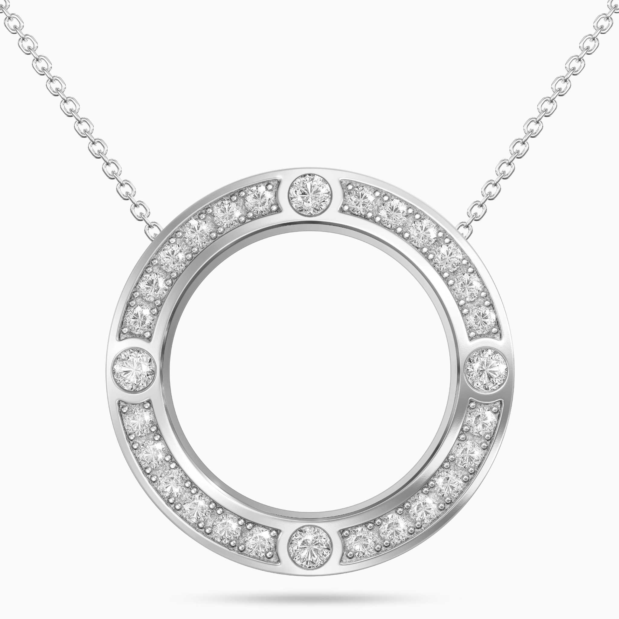 Love in a Jewel Full Circle of Love Pendant