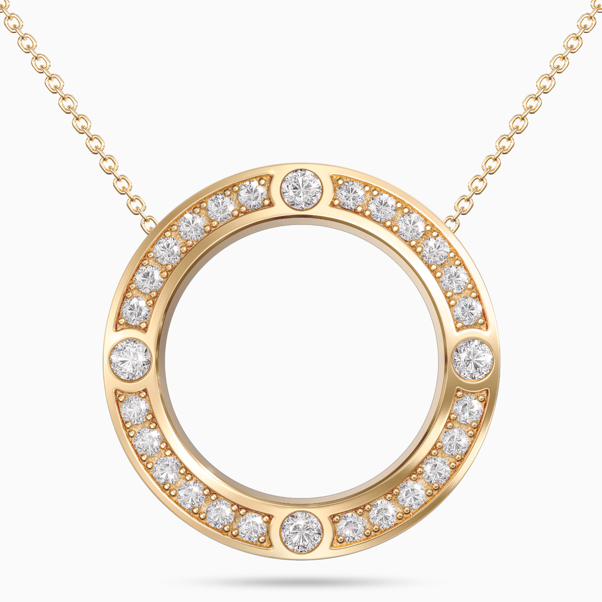 Love in a Jewel Full Circle of Love Pendant