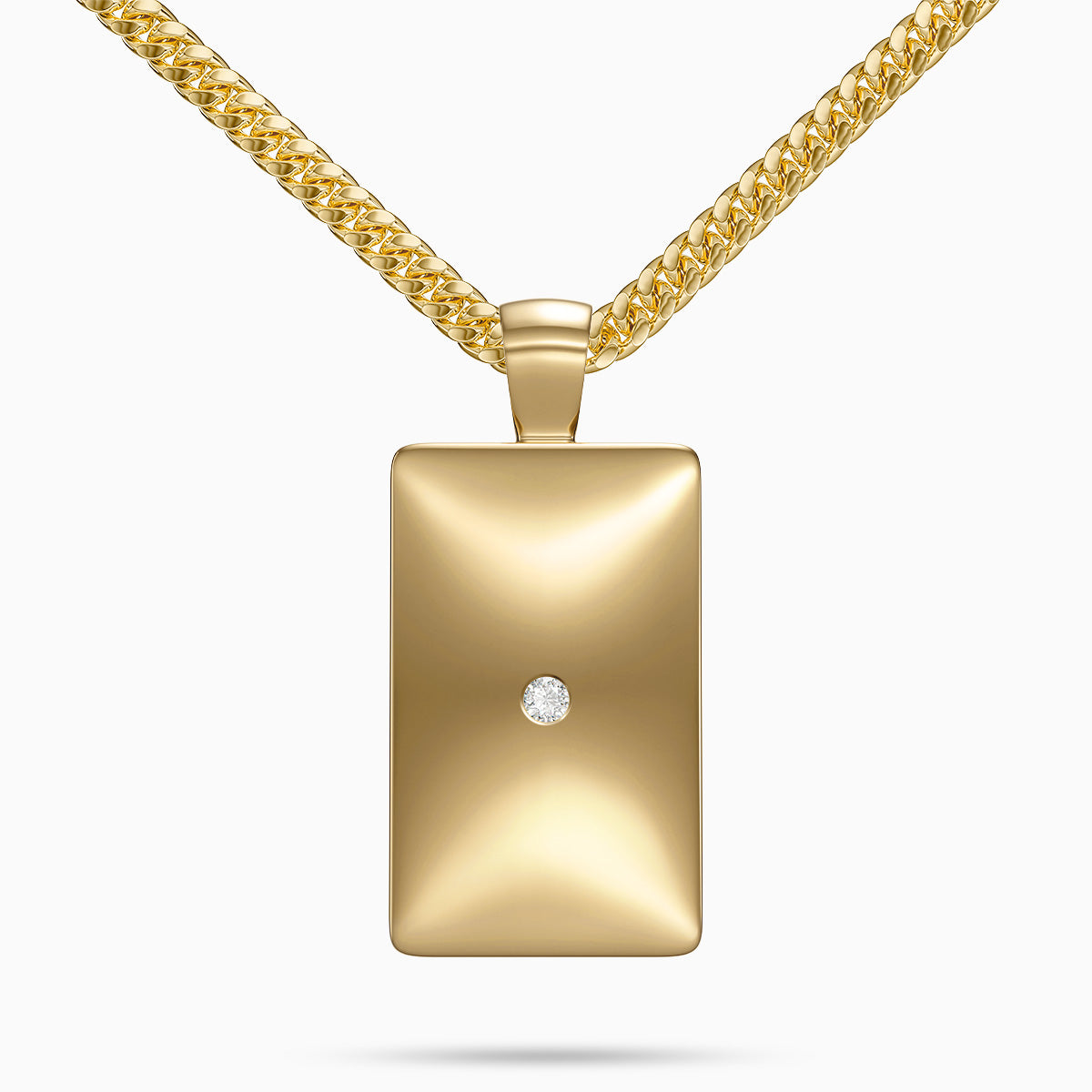 Love in a Jewel Ingot Pendant