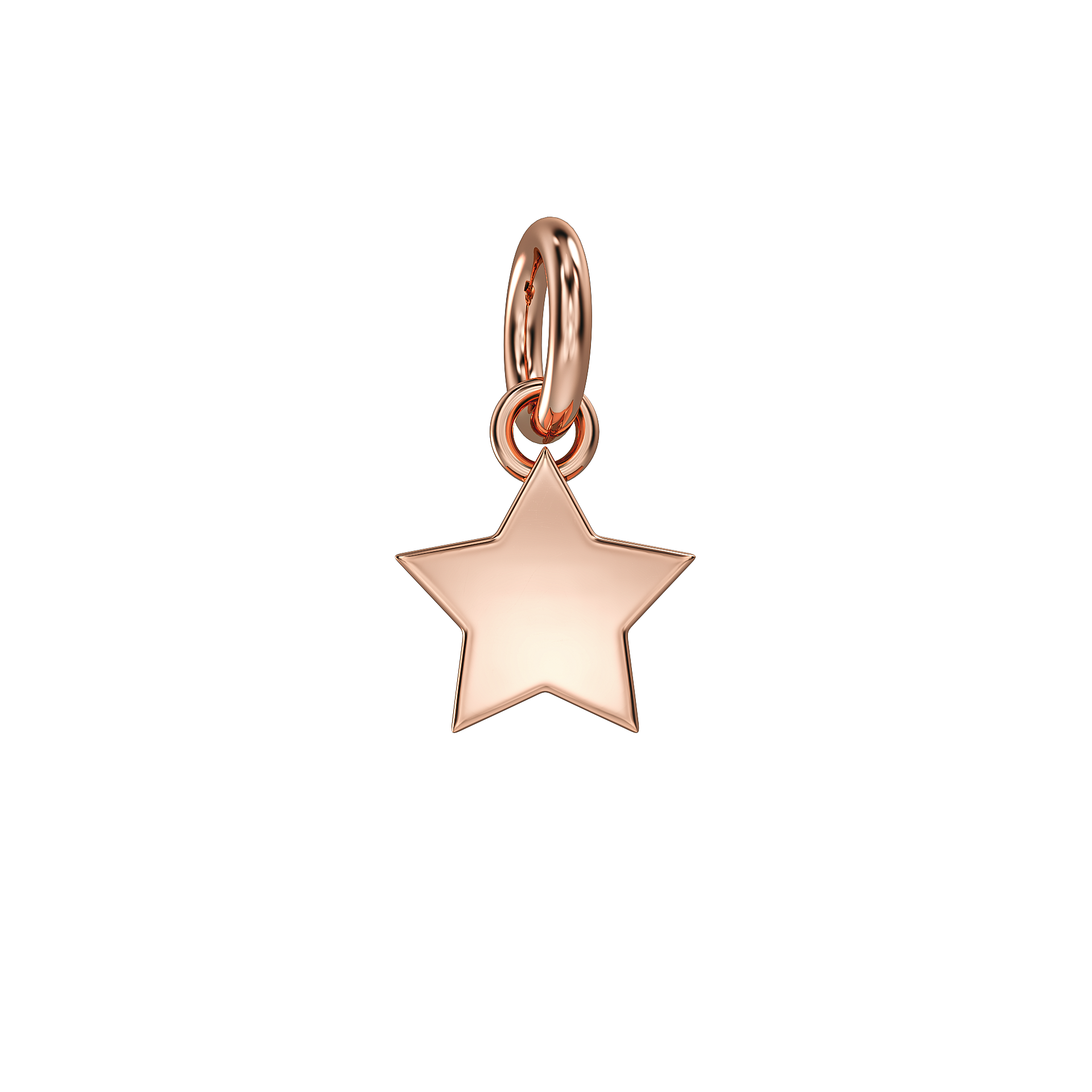 Love in a Jewel Plain Star Charm