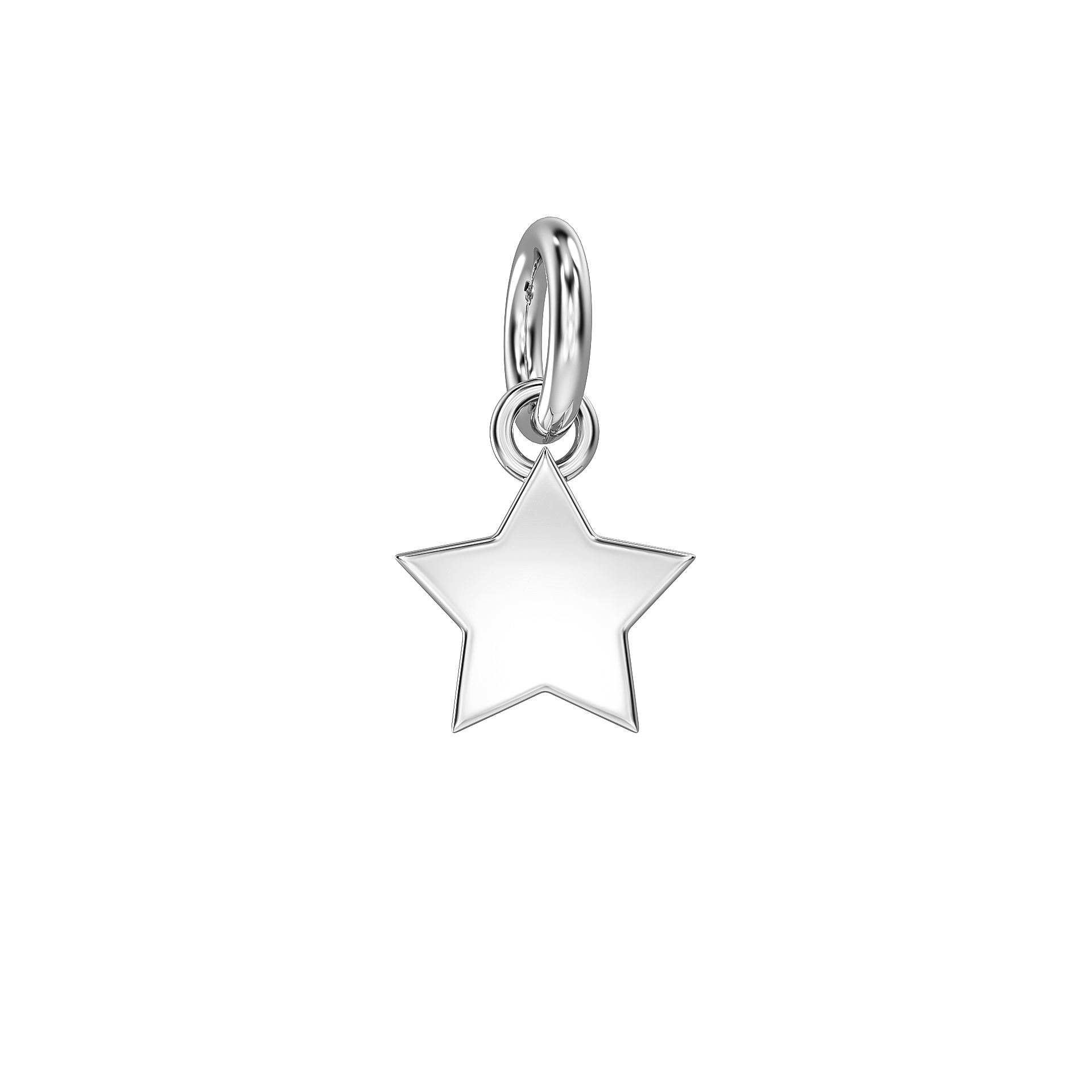 Love in a Jewel Plain Star Charm