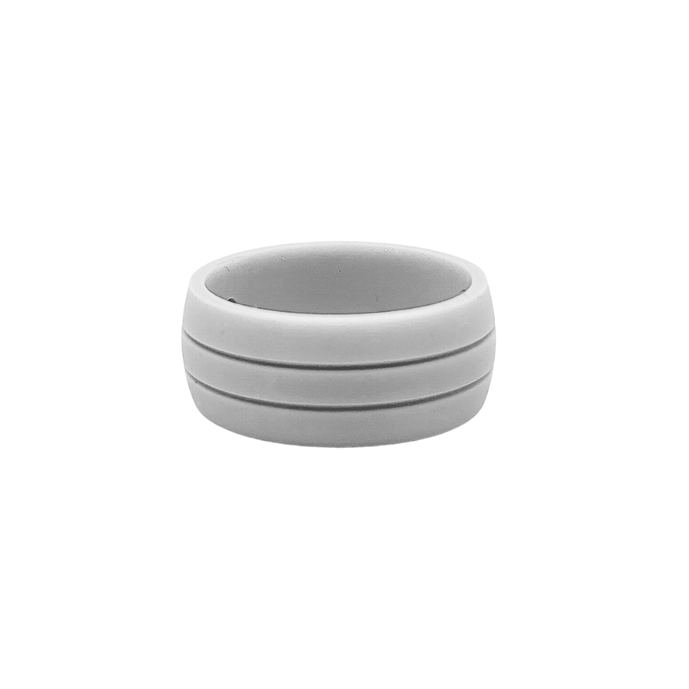 Ash Double Line Silicone Band