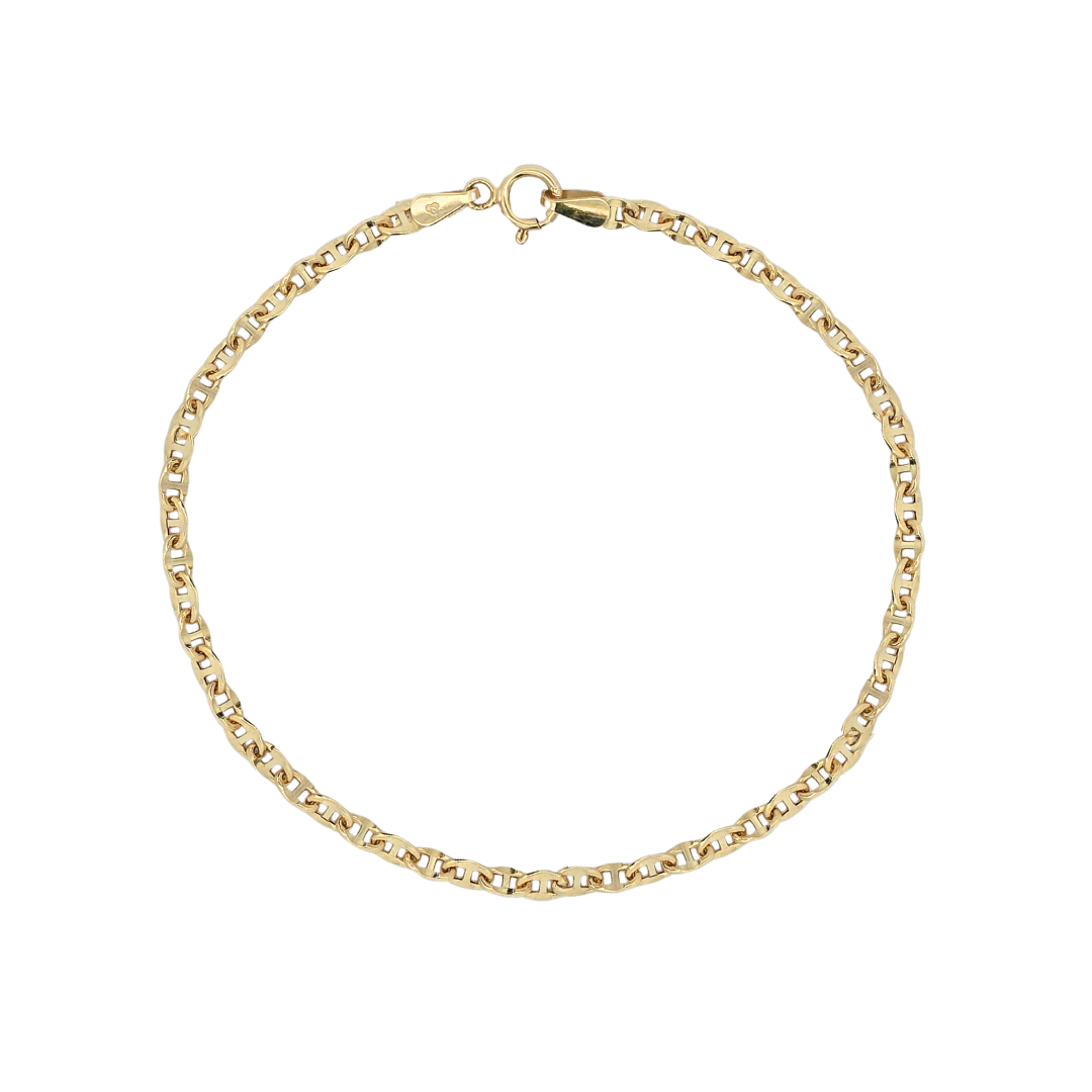 9k Yellow Gold Gucci Link Bracelet