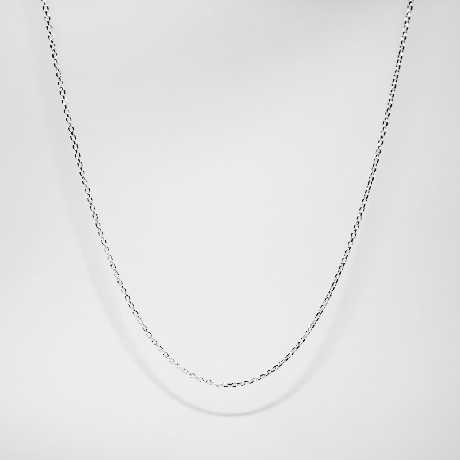 Sterling Silver Diamond Cut Cable Chain