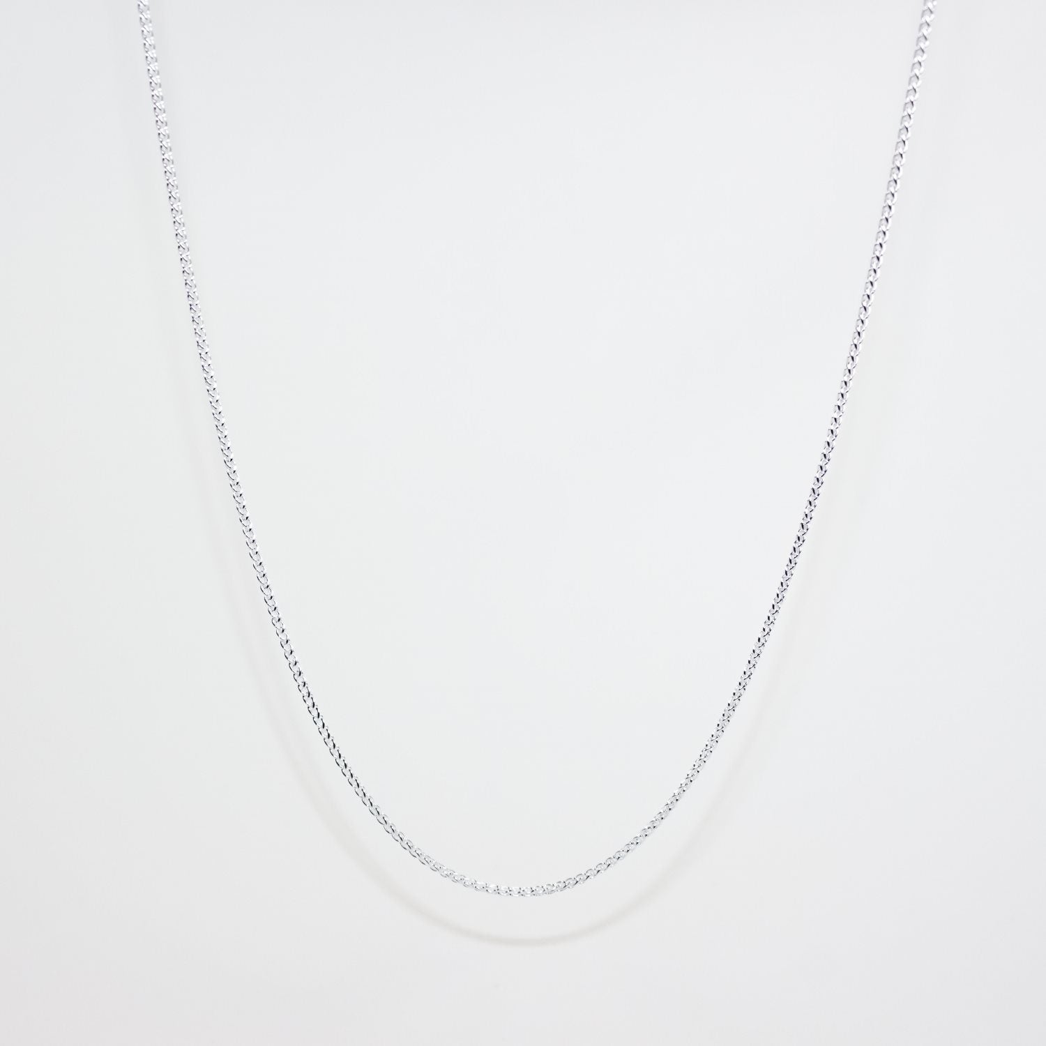 Sterling Silver Adjustable Wheat Chain